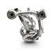 Celoten izpušni sistem 2x2 MIVV X-M1 R.DU.0004.SC4T Titanium