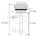Oil temperature gauge JMP