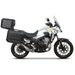 Komplet aluminijastih kovčkov z nosilci in ploščo SHAD TERRA BLACK, 37L zadnji kovček in 47L stranski kovčki SHAD HONDA CB 500 X