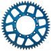 Aluminijasti zadnji verižnik (zobnik) SUPERSPROX RAL-151:52-BLU moder 52T, 520