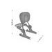 Sissybar plane CUSTOMACCES LUXUS SPORTSTER RSD102J stainless steel