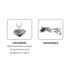 Gear shift pedal PUIG 22816P srebrna adjustable