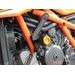 Crash protectors RDMOTO KTM13N črna with black caps za KTM Super Duke 1290 / R 2014-2025, KTM Super Duke 1390 R / R EVO 2024-2026