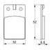 Zavorne obloge ACCOSSATO AGPA16 OR