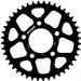Aluminijasti zadnji verižnik (zobnik) SUPERSPROX RAL-727_525:44-BLK črna