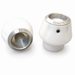 Crash protectors RDMOTO KTM13N bela with silver caps za KTM Super Duke 1290 / R 2014-2025, KTM Super Duke 1390 R / R EVO 2024-2026