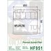 Oljni filter HIFLOFILTRO HF951