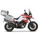 Komplet aluminijastih kovčkov z nosilci in ploščo SHAD TERRA, 37L zadnji kovček in 36L stranski kovčki SHAD SUZUKI DL 1000 V-Strom/ DL 1050 V-Strom