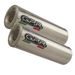 Dual slip-on exhaust GPR M3 K.158.E4.M3.INOX Brushed Stainless steel