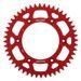 Aluminijasti zadnji verižnik (zobnik) SUPERSPROX RAL-8000:48-RED rdeč 48T, 520