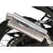 Slip-on exhaust GPR DUNE TRIOVALE TITANIO BM.109.DUNE Brushed Titanium including removable db killer and link pipe