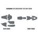 Mud deflector TwinAir 177767500 Fender foam
