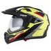 Motocross Helmet CASSIDA TOUR 2.0 X-TRA yellow fluo/black/red/gray/black matt peak 2XL