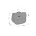 Leather saddlebag CUSTOMACCES SANT LOUIS AP0012N črna