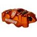 Radial brake caliper ACCOSSATO PZ004 forged monoblock 108 mm distance with pistons in aluminium
