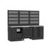 Workbench LV8 EVS24-02X with stainless steel top