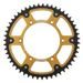 Verižni set EK - Srebrna chain 520 DEX, X-ring (X, NX, QX, XS), CHK front sprocket SUPERSPROX, CHK rear sprocket SUPERSPROX STEALTH za SUZUKI RM 125 1988-1991
