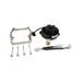 Radiator cooling fan and mounting kit SPAL EP-RFS-MTB24+1TEB with thermoswitch