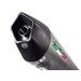 Dual slip-on exhaust GPR GPE ANN. K.80.GPAN.PO Carbon look KAWASAKI - Z 1000 [2007 - 2009]