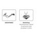 Brake foot pedal PUIG 22124O zlata adjustable