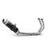 Celoten izpušni sistem 2x1 MIVV GP Y.045.LXB Steel Black d105