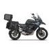 Set of SHAD TERRA TR40 adventure saddlebags and SHAD TERRA aluminium top case TR55 PURE BLACK, including mounting kit SHAD QJMOTOR SRT550