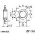 Verižni set EK - Srebrna chain 525 DEX, X-ring (X, NX, QX, XS), CHK front sprocket JT, CHK rear sprocket SUPERSPROX za KAWASAKI ZR 750 Zephyr 1995-1999