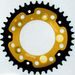Rear sprocket SUPERSPROX STEALTH RST-744:39-GLD zlata 39T, 525