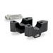 Risers PUIG 21879N črna height 30mm, d 32mm