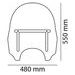 Windshield PUIG DAYTONA III 1984W prozorna Univerzalen