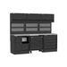 Workbench LV8 EVS24-03X with stainless steel top