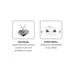 Risers PUIG 21809P srebrna height 20mm, d 22mm