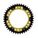 Rear sprocket SUPERSPROX STEALTH RST-1307:42-GLD zlata 42T, 525