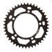 Rear ALU sprocket SUPERSPROX RAL-1793:43-BLK črna 43T, 520