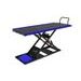 Motorcycle lift LV8 NANO 600 FLOOR VERSION EN600GE.B with electro-hydraulic unit (black and blue RAL 5005)