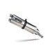 Slip-on exhaust GPR DUAL INOX BM.109.1.DUAL.IO Titanium Matte Black including removable db killer and link pipe