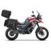 Complete set of SHAD TERRA TR40 adventure saddlebags and SHAD TERRA BLACK aluminium 55L topcase, including mounting kit SHAD Voge 650DS / 650DSX