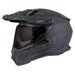 Motocross Helmet CASSIDA ROAD RUNNER TechniX black matt/ black/ grey/ black matt peak XS