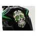 Tank pad PUIG SKULL 3673V zelena