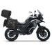 Complete set of SHAD TERRA TR40 adventure saddlebags and SHAD TERRA BLACK aluminium 37L topcase, including mounting kit SHAD Voge 650DS / 650DSX