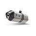2 silecers kit MIVV SPEED EDGE AT.016.LRX Stainless Steel / Carbon cap
