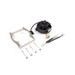 Radiator cooling fan and mounting kit SPAL EP-RFS-MTB24+1TEB with thermoswitch