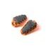 Footpegs without adapters PUIG TRAIL 7319T oranžna with rubber