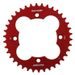 Aluminijasti zadnji verižnik (zobnik) SUPERSPROX RAL-1350:38-RED rdeč 38T, 520