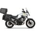 Complete set of SHAD TERRA TR40 adventure saddlebags and SHAD TERRA BLACK aluminium 48L topcase, including mounting kit SHAD HONDA CB 500 X