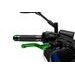 Brake lever without adapter PUIG 3.0 130VA kratka (short) green/blue