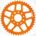 Aluminijasti zadnji verižnik (zobnik) SUPERSPROX RAL-451:44-ORG oranžna 44T, 415