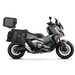 Complete set of SHAD TERRA TR40 adventure saddlebags and SHAD TERRA BLACK aluminium 48L topcase, including mounting kit SHAD HONDA X-ADV 750