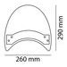 Windshield PUIG ROADSTER 5932W prozorna universal, fixations on handelbar