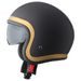 Jet čelada GMS RIDE ZG11702 matt black-gold XL